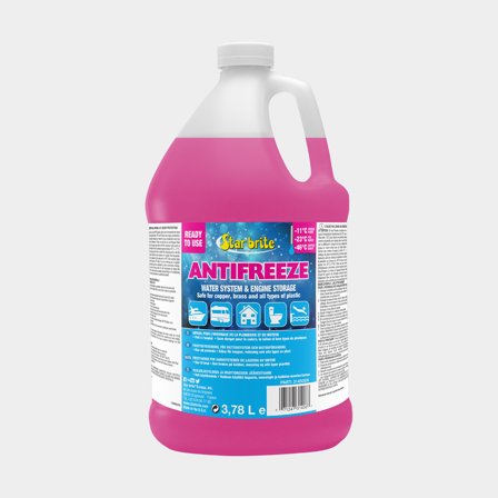 Liquido antigelo Star Brite Non-Toxic Premium Anti-Freeze, per la conservazione di motore, wc e impianto acqua dolce, propilene, pronto all’uso, 3.78 