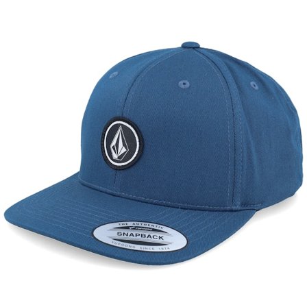 Volcom - Bleu adjustable Casquette - Quarter Twill Deep Blue Adjustable @ Hatstore