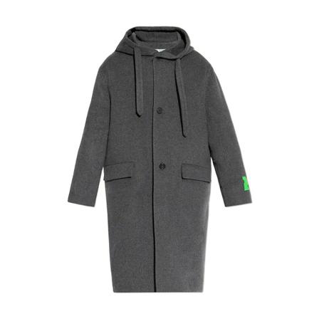 Off White, Coats Grijs, Heren, Maat:L