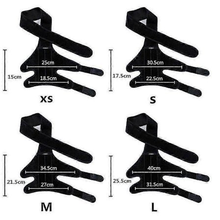 Knæstøtte til hunde ved ACL-skader og støtte til bagben - Komfortabel og justerbar knæstøtte til ligamentskader, gigt og patellaluksation - (FMY)
