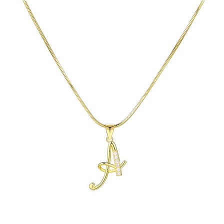 Initial Halsband Bokstav Halsband A A