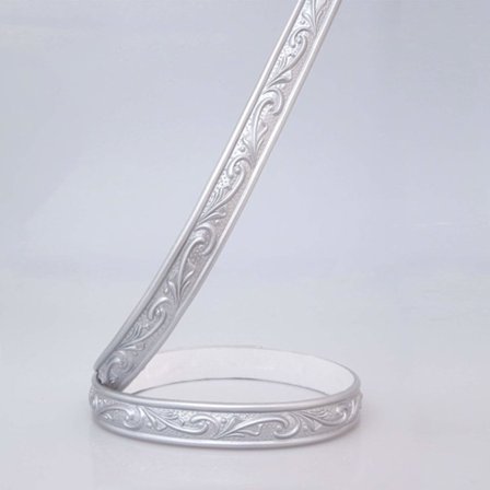 Taustakuvioreunusmuotti Seinäreunukset (197 tuumaa), Hopea