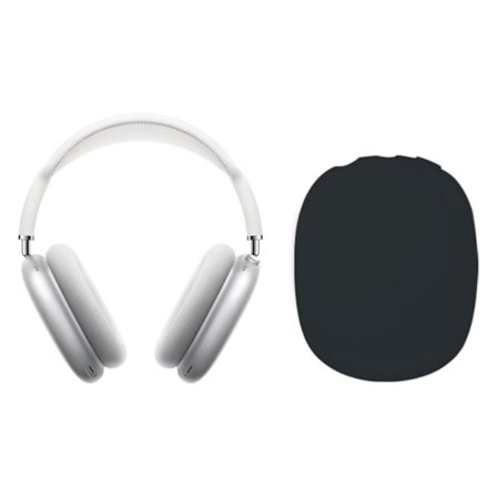 Airpods Maxin pehmeä silikonisuojus - Musta