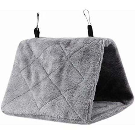 IC Fugl papegøye hengekøye hengende hull bur fugl rede plysj hytte telt seng varm fugl rede hjem eller bur leketøy ara papegøye kanarifugl