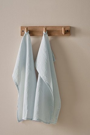 Jotex - Küchentuch Leinen-mix Im 2er-pack Hellblau - LINA - Kaufe Geschirrtücher bei Jotex