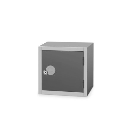 Cube locker, 300x300x300 mm, dark grey
