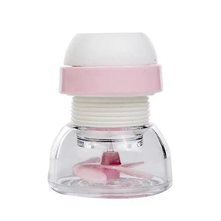 360 Graders Køkkenvask Hane Forlænger Tud Sprays Shower Tap Vandrenser Dysespule Bubbler 3stk-pink