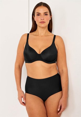 Cellbes of Sweden - Let foret t-shirt-bh Sara i sort til damer i størrelse 80B