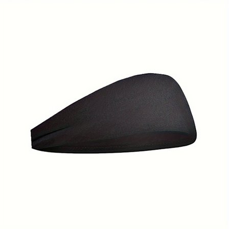 Unisex sports pannebånd for voksne, fukttransporterende og egnet for løping, sykling og fotball Svart