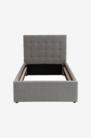 Loft24 - Seng Hamar 100 x 200 cm - Grå - Sengerammer - 100X200 - Fra Homeroom