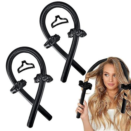 Varmefrie Hårruller, Hodebånd for Nattsøvn, Bølgeformer uten Varme