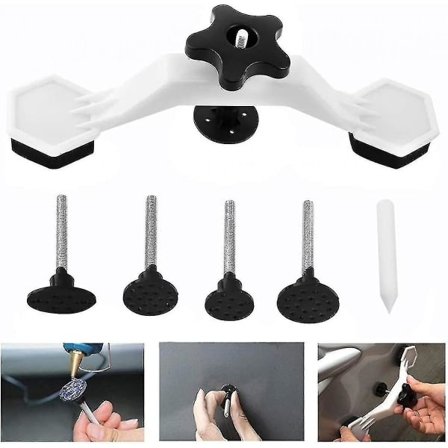 Lackfri buckla reparationsverktyg Auto Body buckla bro, lim avdragare flik för bil buckla smärre bucklor borttagning lim