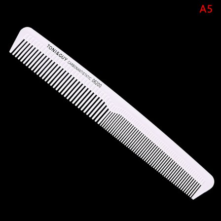 1 PC professionel hårkam anti-statisk kulfiber frisør