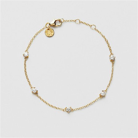 Bling Armband - 18K GULLBELAGT STERLINGSØLV