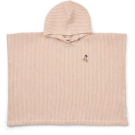 LIEWOOD Paco Poncho med broderi Tuscany rose / Creme de la creme 3-4 år, Børn & Forældre, Badetid, Håndklæder