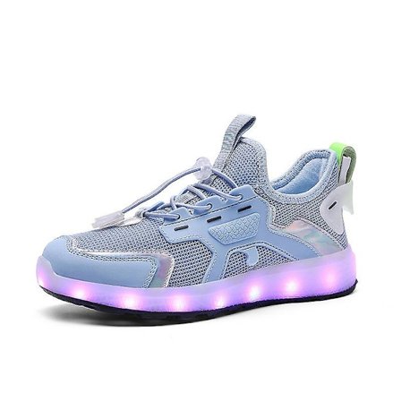 Lätta barnskor Uppladdningsbara LED-ljusavgivande skor 2201