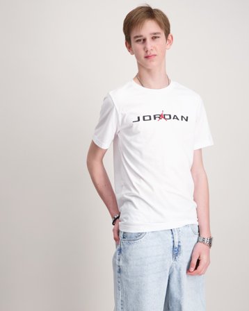 Nike Jordan JDB MJ JD AIR STRETCH SS CREW Hvit Genser Gutt - Kids Brand Store