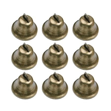 10 st DIY handgjorda accessoarer 38 mm bronsklocka koppar skrammelklocka festdekoration klocka