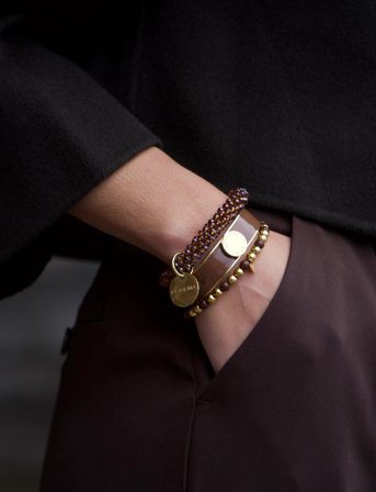 By Jolima Candy Bracelet - Brown - ONE SIZE