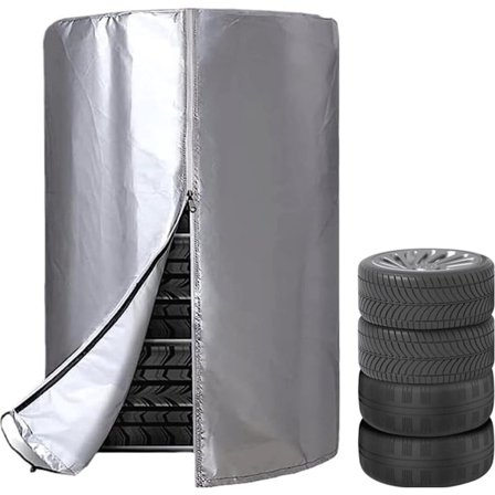 ING Renkaan pölysuoja - renkaiden säilytyspussi - hopea - 73*110 cm