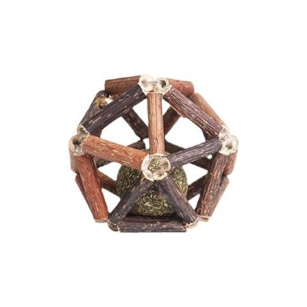 Kattegræs Legetøj, 3 stk. Kattelegetøj Naturlig Silvervine Pinde Burbolde &