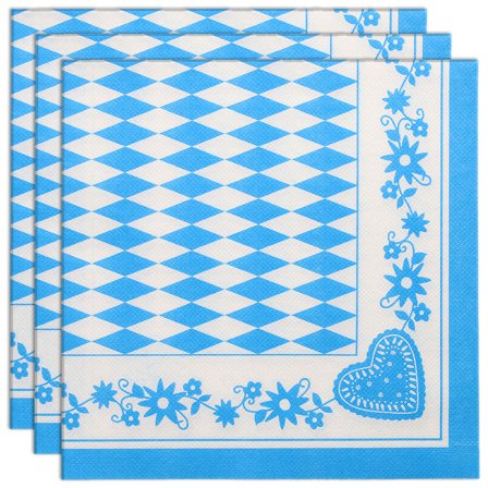 Oktoberfest Servetter Bayersk 50-pack