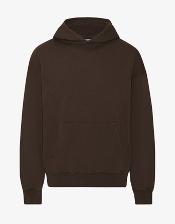 Organic Oversized Hood - Coffee Brown - M
