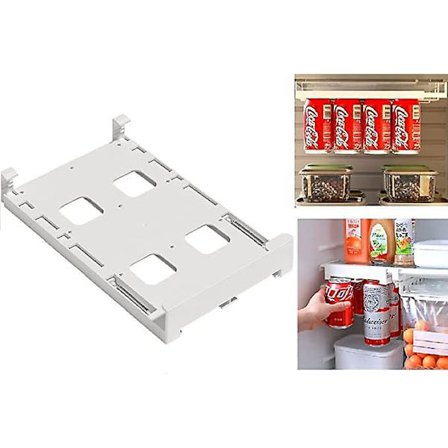 Soda burkarrangör för kylskåp, hängande burkarrangör för drycker