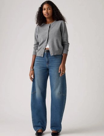 Levi's Baggy Dad Barrel Most Wanted - Navy - 30 x 30