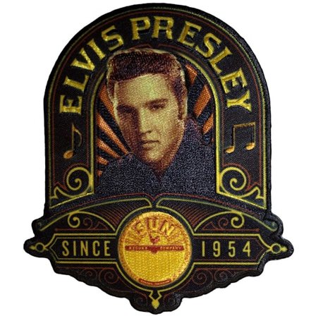 Elvis Presley Elvis Studio Porträtt Stryk På Patch One Size Brow