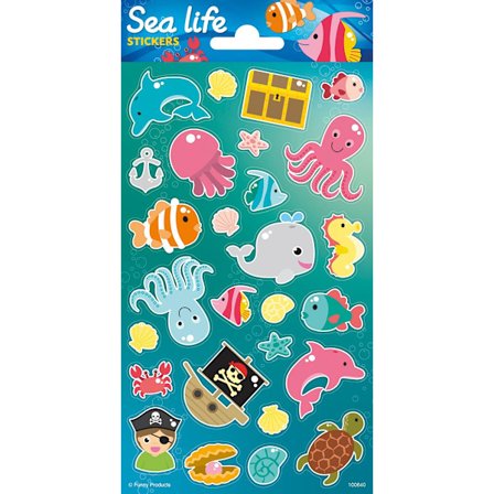 Havmotiver 20 klistermærker delfin marine motiv