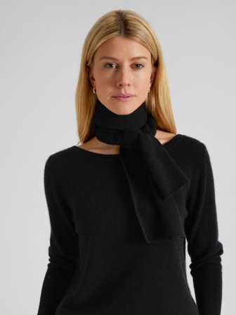 Kashmina - Miniskjerf "Softy" - Sort