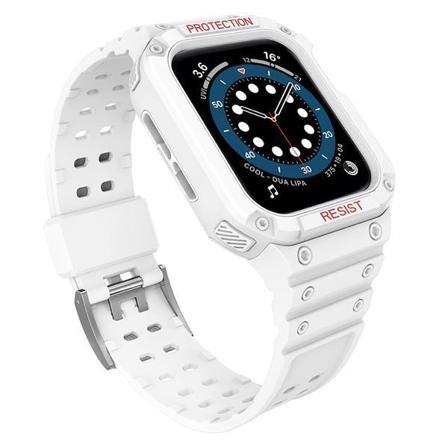 Armband Kompatibelt Med Apple Watch 4/5/6/7/se (42/44/45mm) Vit Vit