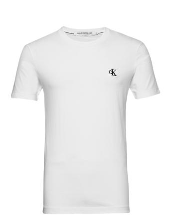 Ck Essential Slim Tee T-shirts Short-sleeved Hvit Calvin Klein Jeans