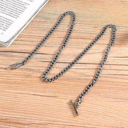 Urkæder Retro T-bar Metal Lommeur Tilbehør Antikke Kæder Vest