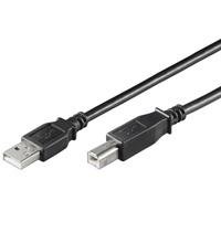 Goobay USB 2.0 A/B 3 meter Sort