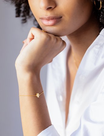 Syster P Bring Me Luck Bracelet Gold - Gold - ONE SIZE 18 cm