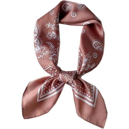 Firkant sateng silke skjerf Hodeplagg Kvinner Menn Slips bandana 1 stil 70x70cm