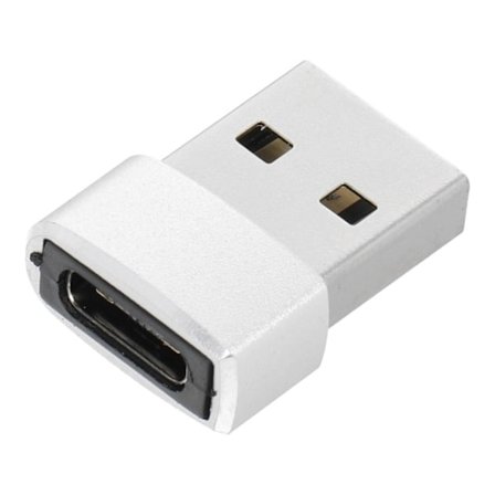 Adaptor USB-C to USB A silver