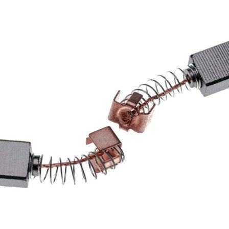 2x karbonbørster 5 x 8 x 12 mm erstatter Black Decker G720-B3 GR7