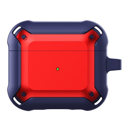 AirPods 3 TPU tapauksessa avaimenperä - Musta / Punainen