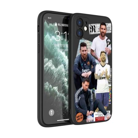 SQBB iPhone 13 Pro Mobilskal Messi Puslespil Sort