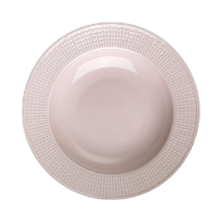 Rörstrand Djup tallrik, Swedish Grace, 25 cm Skålar Röd