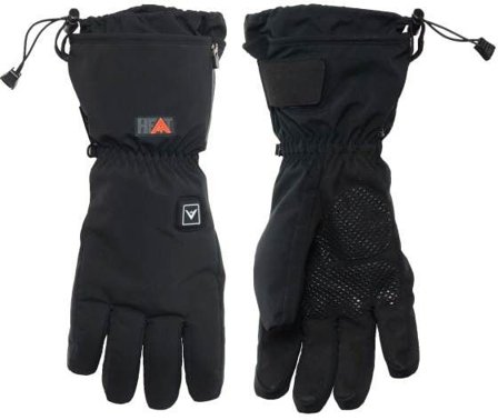 Avignon Varmefingervante Lang inkl Powerbank Svart