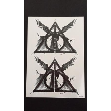 Tillfällig Tatuering 21 X 15cm - Dark Wings