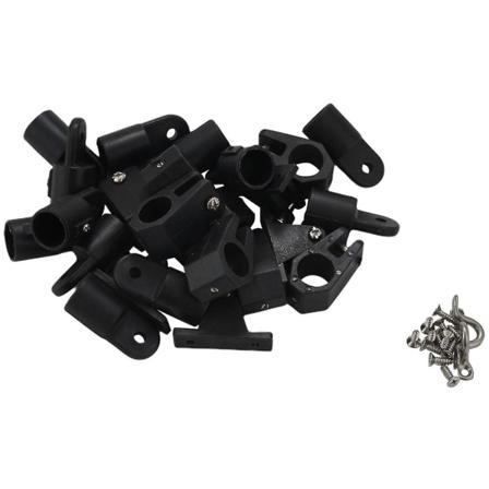 24 kpl / set Universal Nylon veneen cover Bimini Top Deck Sarana Leuka Liukusilmukkapää