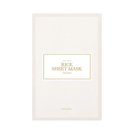 I'm From Rice Sheet Mask 20 ml, Skincare, Masker, Fugtmasker