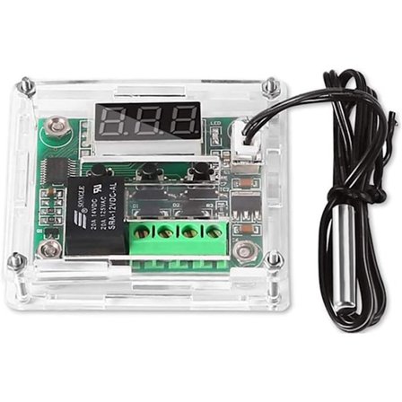 12V lämpötilan säädinmoduuli kotelolla, XH W1209 näyttö digitaalinen termostaattimoduuli vedenpitävällä NTC-anturilla