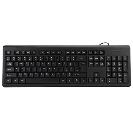 USB Trådbundet Tangentbord 104 Tangenter Tyst Företag Mute Tangentbord PC Laptop T15_yux