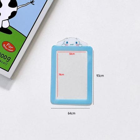 Kpop Kawaii Photocard Collect-hållare med hängande björnkredit Blue
